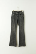 low waist bootcut jeans - Ocean blue