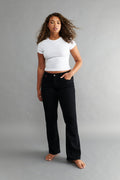 low waist bootcut jeans - Bleu clair