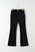 low waist bootcut jeans - Noir