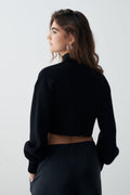 Arya knitted sweater - Noir