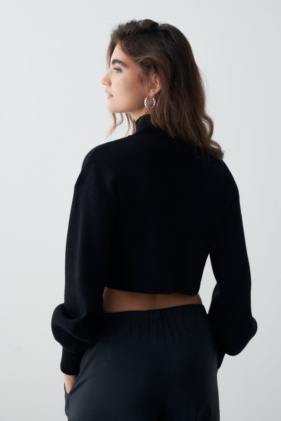 Arya knitted sweater - Noir
