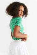 neck top - Deep mint