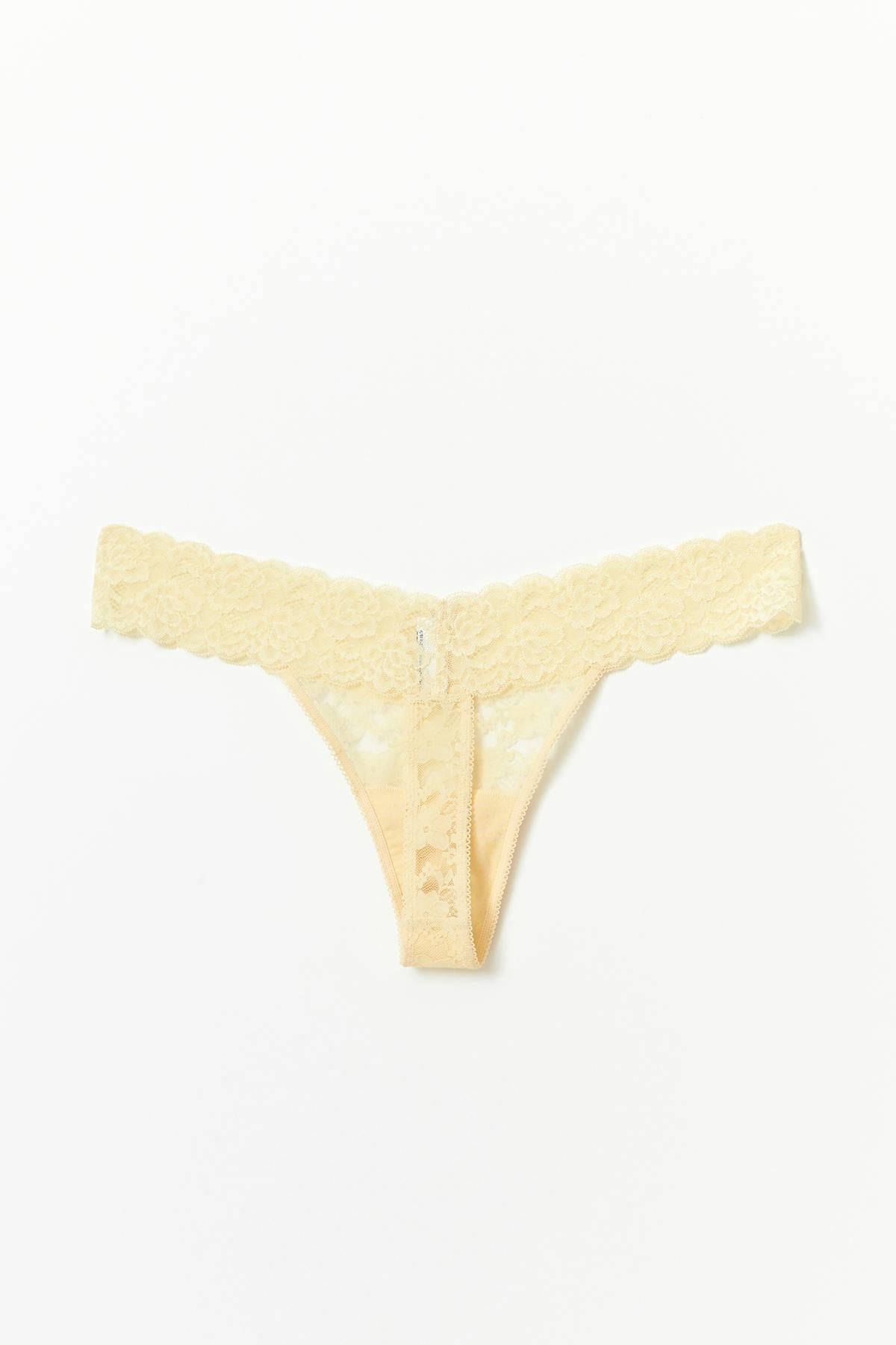 3-pack lace string - Multi pink