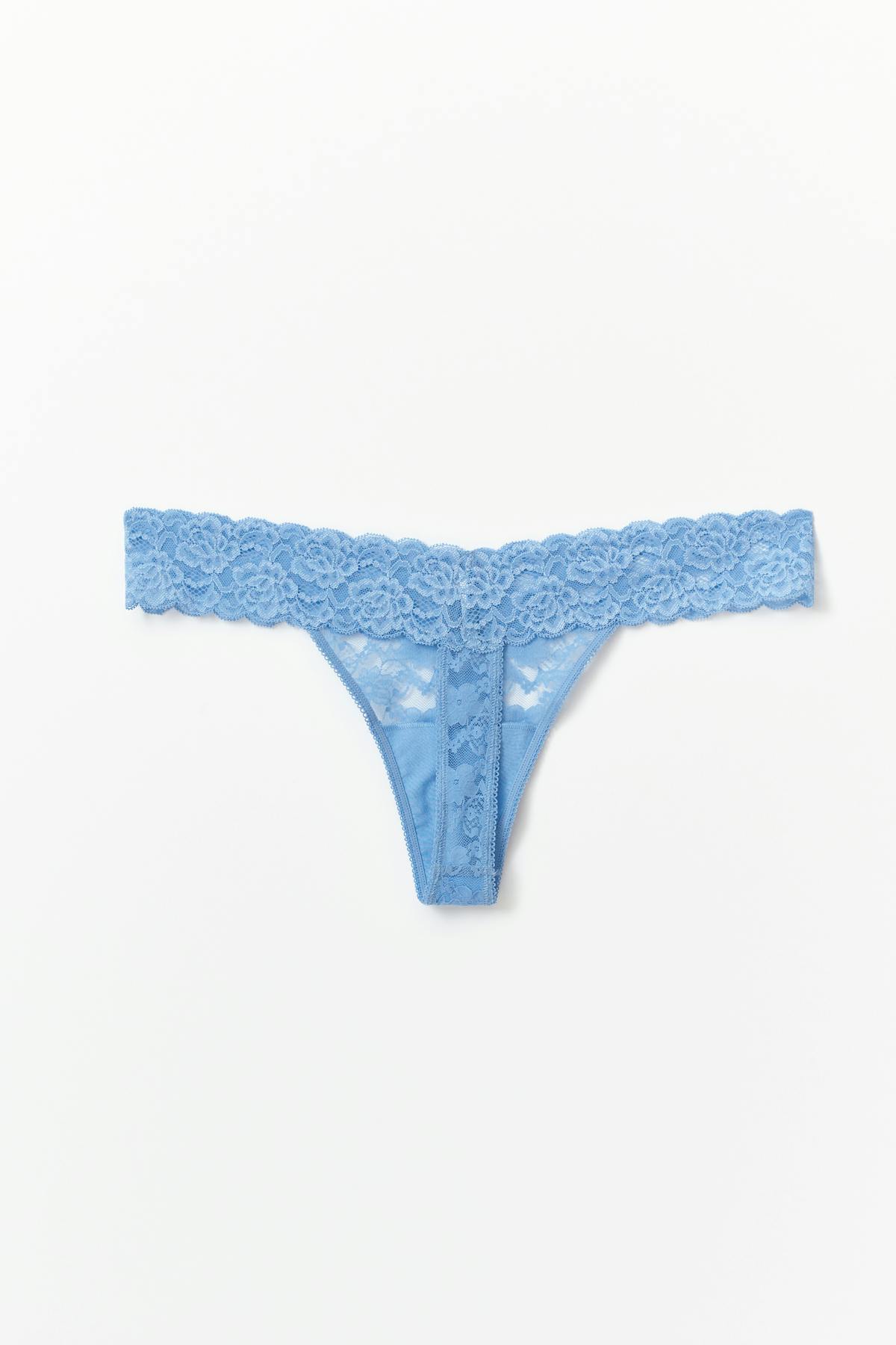 3-pack lace string - Multi pink