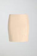 Aya pu skirt - Bone white