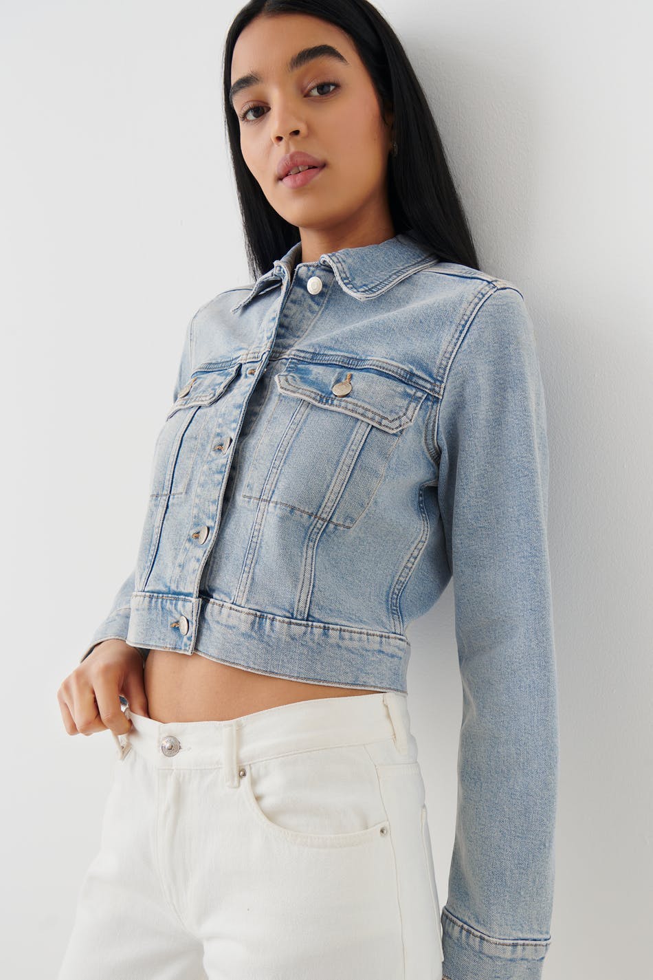 Mini denim jacket - Bleu clair