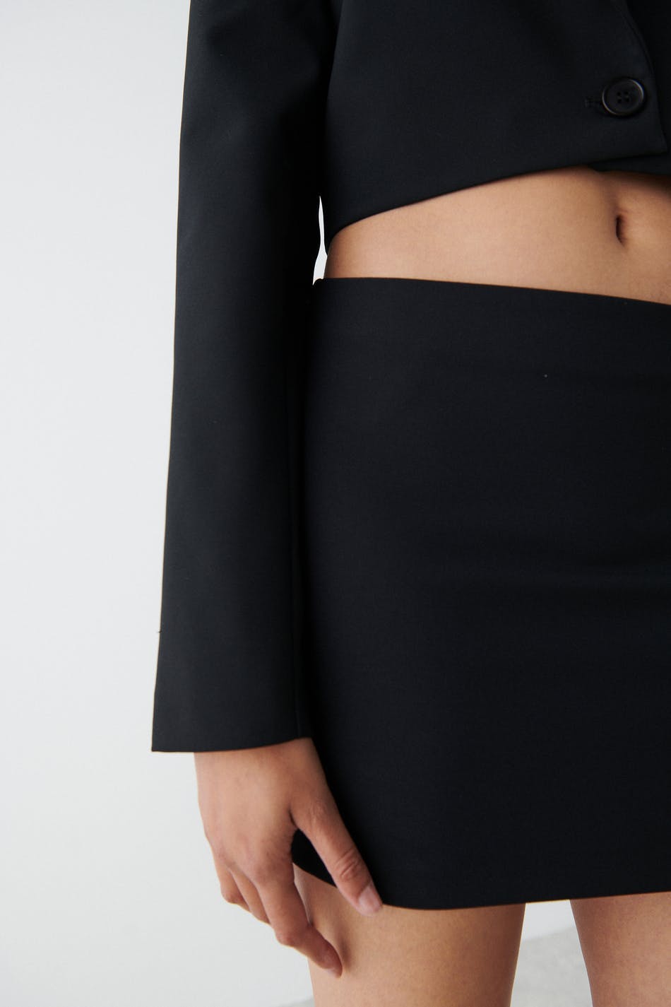 mini skirt - Noir