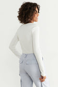 Basic long sleeve top - Noir