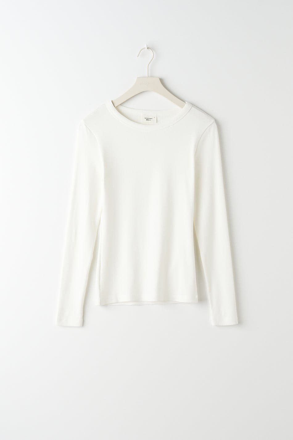 Basic long sleeve top - Blanc cassé