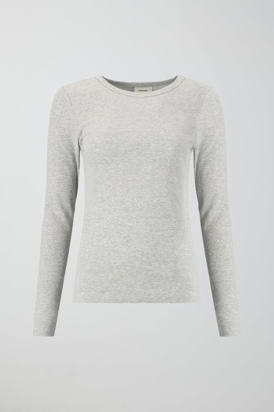 Basic long sleeve top - Oxford tan
