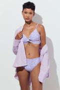 Semi highwaist bikini brief - Ditsy flower