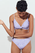 Semi highwaist bikini brief - Ditsy flower