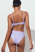 Semi highwaist bikini brief - Ditsy flower