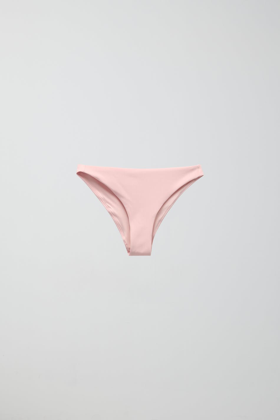 Rib bikini brief - Chalk pink