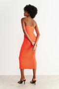 Livia dress - Fiery red