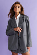 blazer - Grey melange