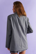 blazer - Grey melange