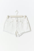 Low denim shorts - Bleu clair