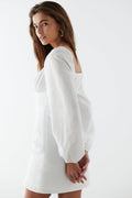 mini dress - Blanc cassé