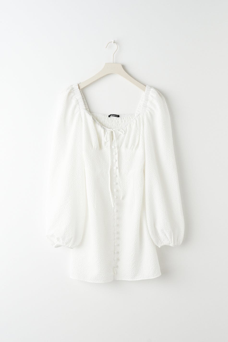 mini dress - Blanc cassé