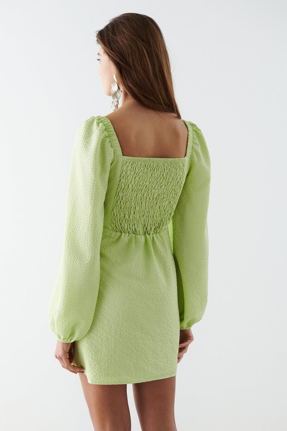 mini dress - Blanc cassé