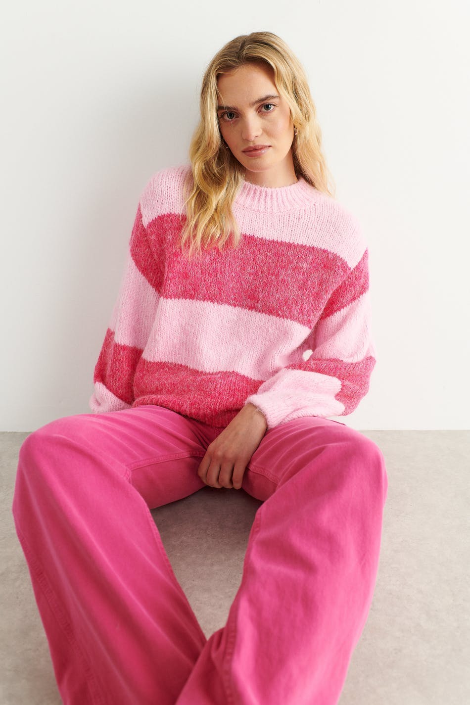 knitted sweater - Noir
