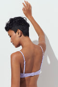 Twisted bikini top - Ditsy flower