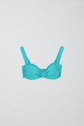 Tie knot bikini top - Bleu