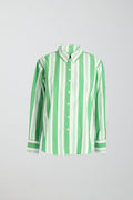 Poplin shirt - Green stripe