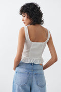 Karita blouse - Blanc cassé