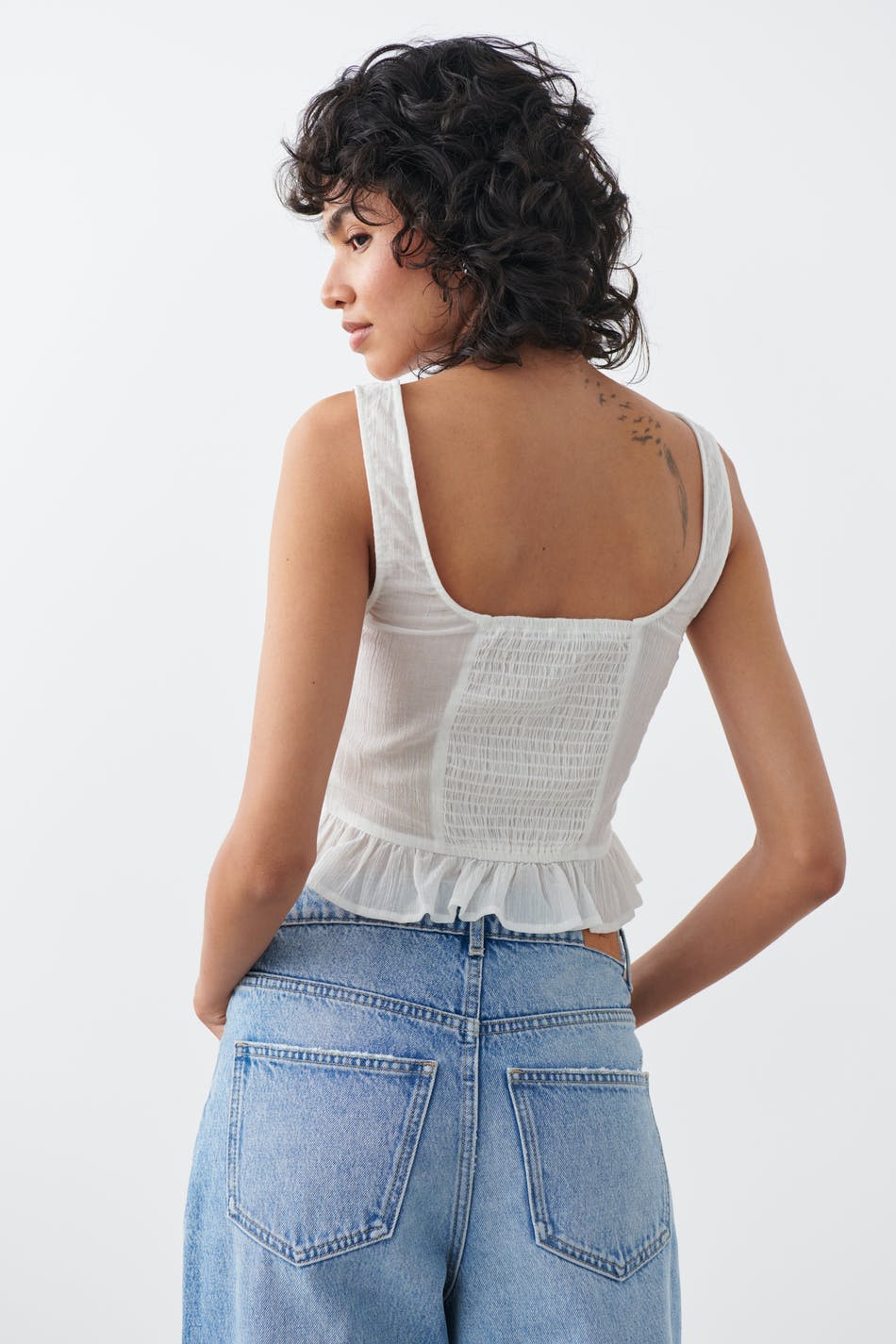 Karita blouse - Blanc cassé