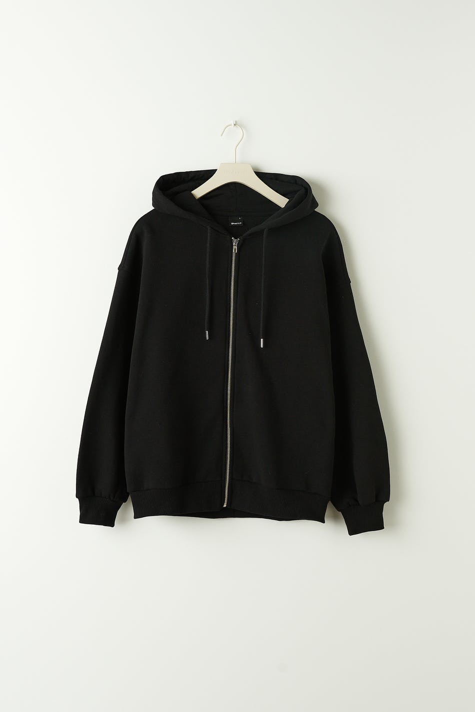 Oversized zip hoodie - Noir