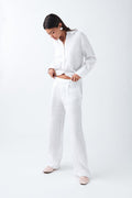 linen trousers - Lt linen beige