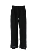 linen trousers - Blanc