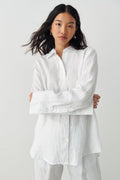 lovisa linen shirt - Blanc