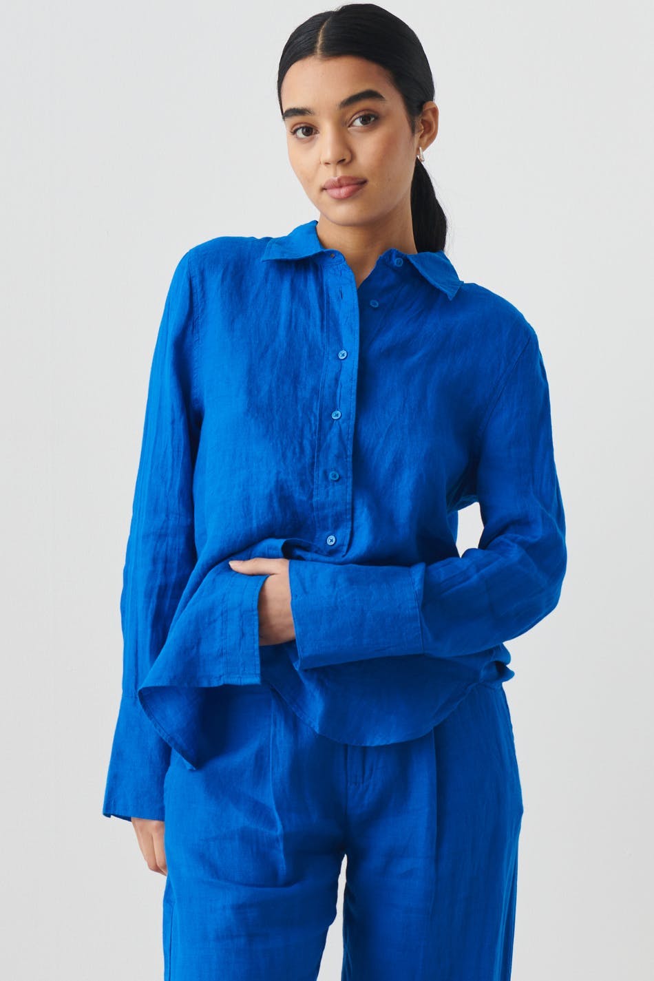 lovisa linen shirt - Blanc