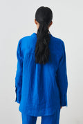 lovisa linen shirt - Blue wave