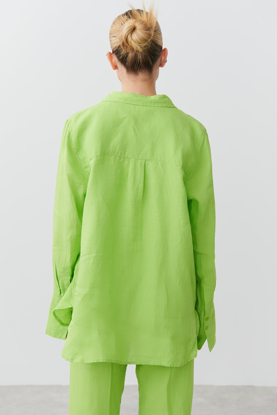 lovisa linen shirt - Noir
