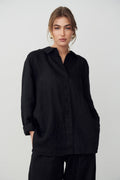 lovisa linen shirt - Lt linen beige