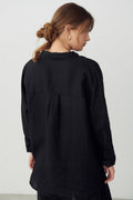 lovisa linen shirt - Lt linen beige