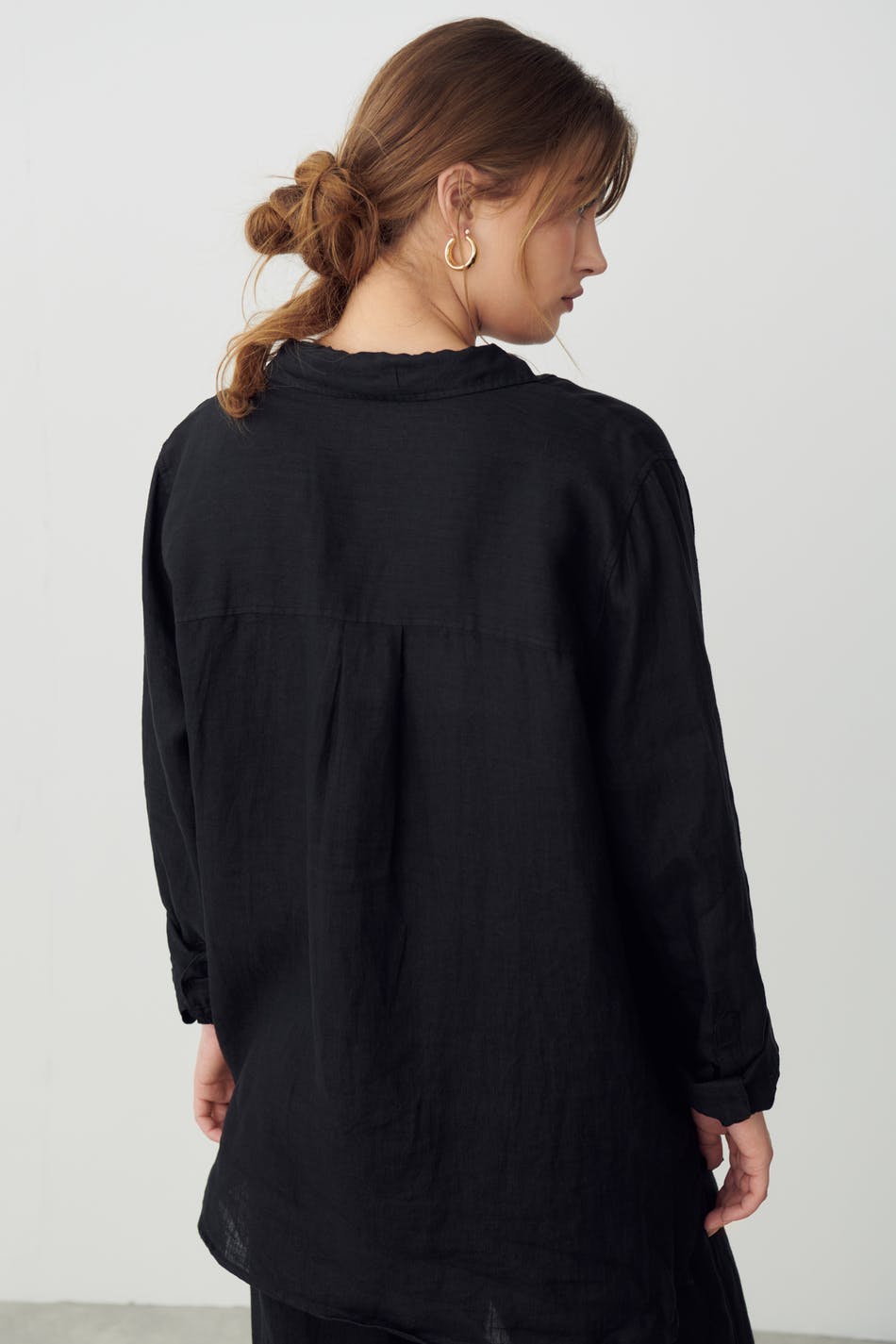 lovisa linen shirt - Lt linen beige