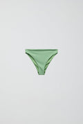 Rib highwaist bikini brief - Mineral green