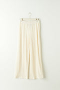 Pleated trousers - Ecru