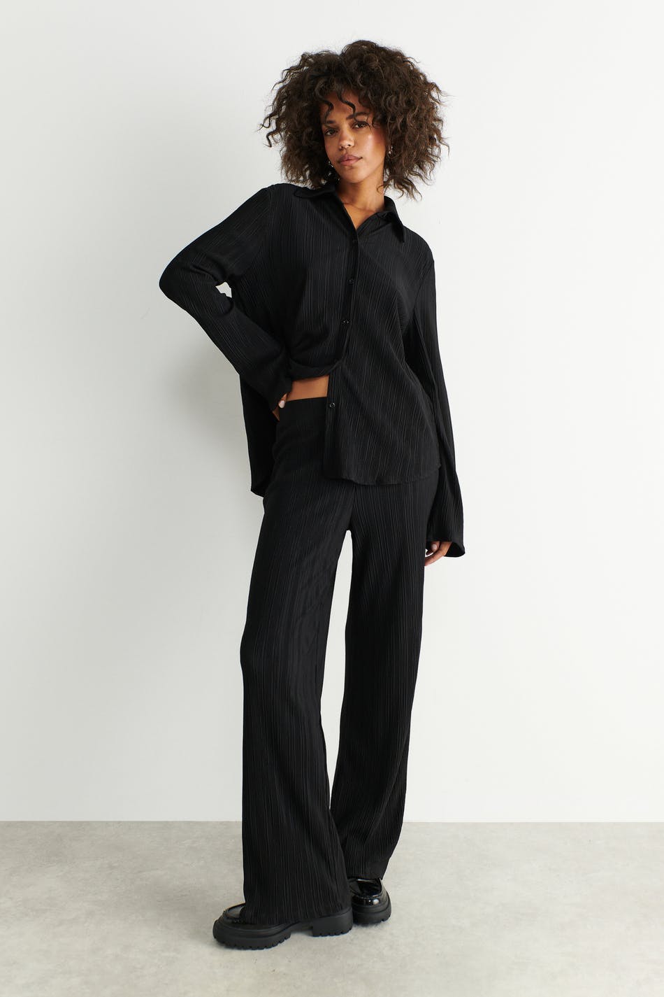 Pleated trousers - Noir