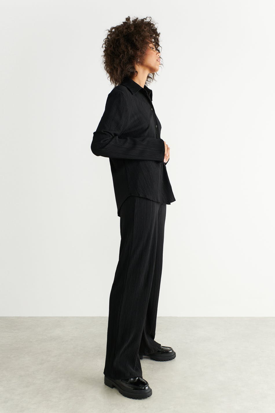 Pleated trousers - Noir