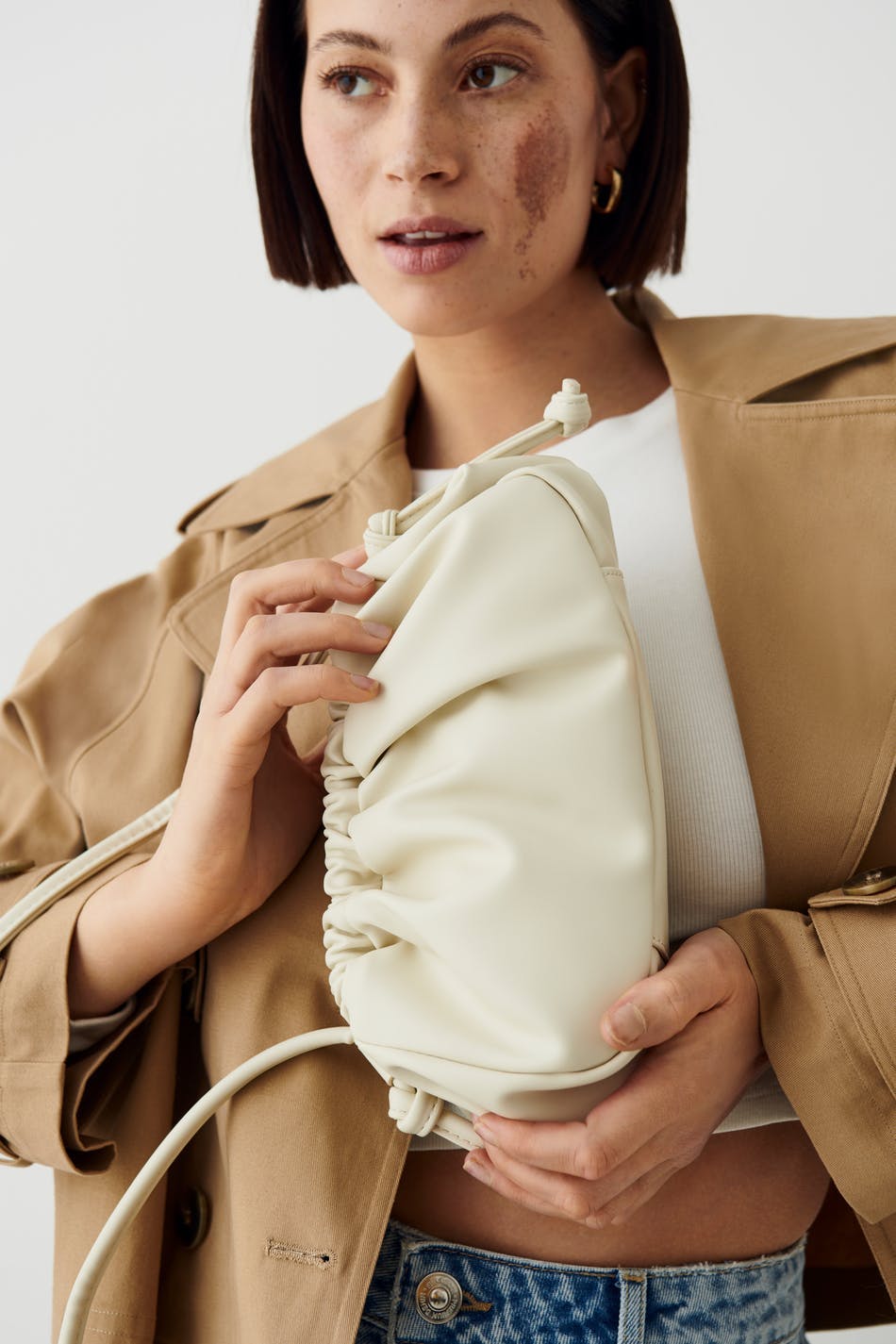 Soft pu bag - Beige