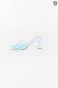 Plastic high heel sandals - Rose
