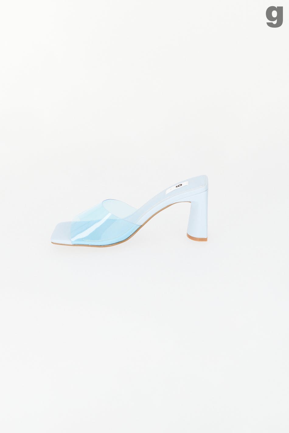 Plastic high heel sandals - Rose