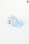 Plastic high heel sandals - Rose