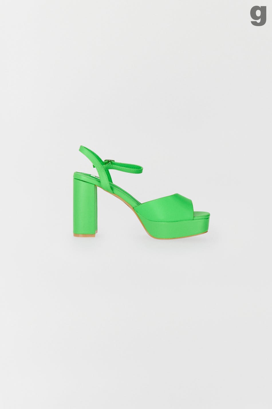 High heel platform sandals - Vert